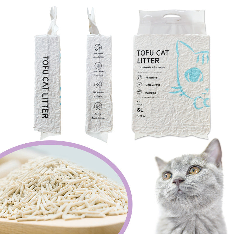 Cat Litter Tofu Original Flavor Flushable Plant Formula
