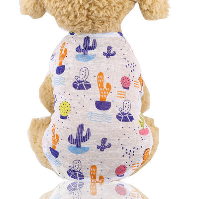 Small Dog Clothing Pet Summer Thin Small Dog Clothing - Majestic Pet Kingdom