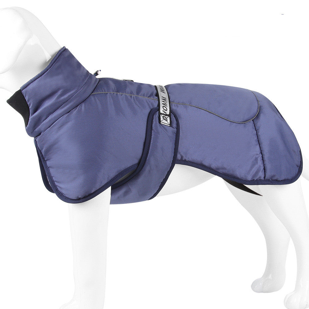 New Dog Clothes Cloak Style Thickened And Warm Pet Keeping Warming Clothes With Reflective Warmth Pet Supplies - Majestic Pet Kingdom