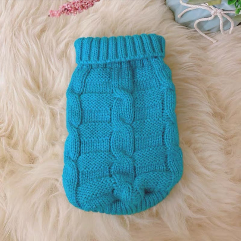 Cat Clothes Cat Pet Supplies Autumn Winter Knitted Sweater Cute Net Red - Majestic Pet Kingdom