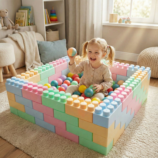 64 pcs Building Blocks for Toddlers Educational Toy | Purrfect Pet Kingdom