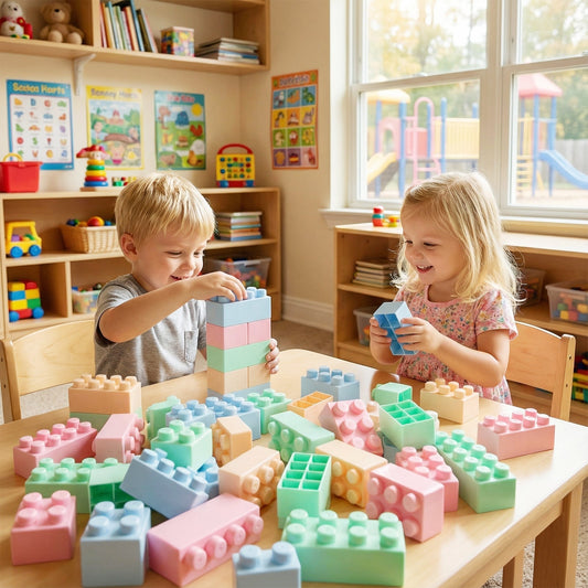 64 pcs Building Blocks for Toddlers Educational Toy | Purrfect Pet Kingdom