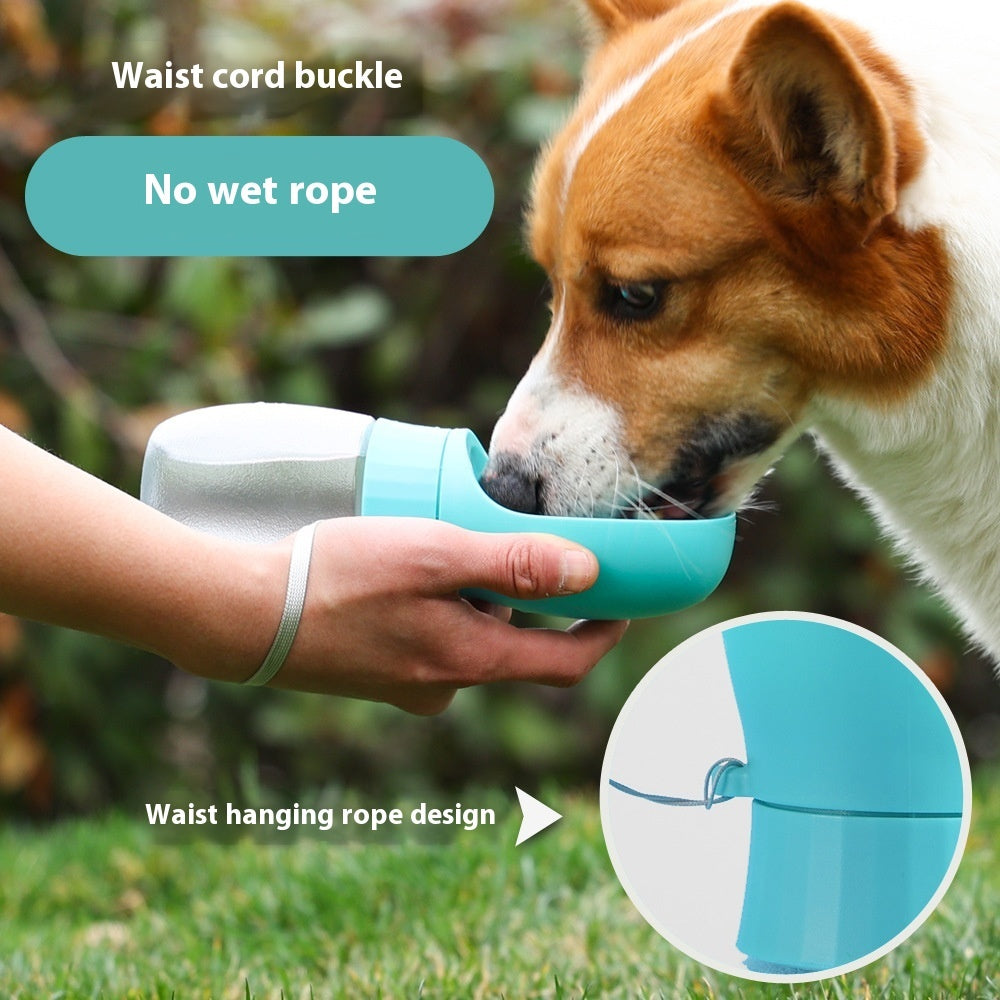 Pet Portable Cup Outdoor Water Feeding Light Type Kettle