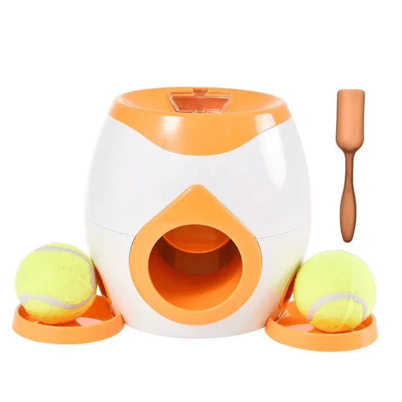 Interactive Pet Feeder Toy Auto Treat Dispenser & Launcher - Detail Angle 5 | Majestic Pet Kingdom