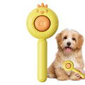 Self-Cleaning Dog Comb: Stainless Steel Massaging Brush