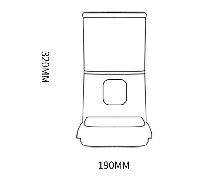 Pet Automatic Feeder Large Capacity Smart Voice Recorder APP Control Timer Feeding Cat Dog Food Dispenser With WiFi Pet Bo - Majestic Pet Kingdom