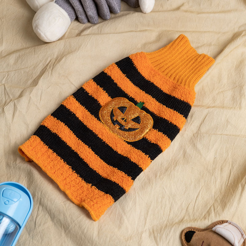Halloween Dog Sweaters Pet Costume Teddy Warm Leisure Sweater Cosplay Clothes For Dogs Pets Outfits - Majestic Pet Kingdom