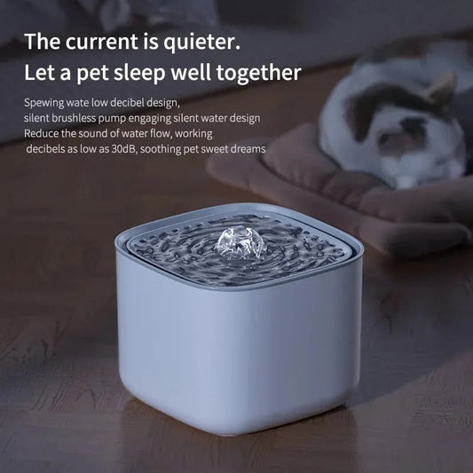 3L Large Capacity Canine Cat Dog Pet Circulating Filter Pet Fountain Feeder Automatic Water Dispenser with USB Port for Pets - Majestic Pet Kingdom
