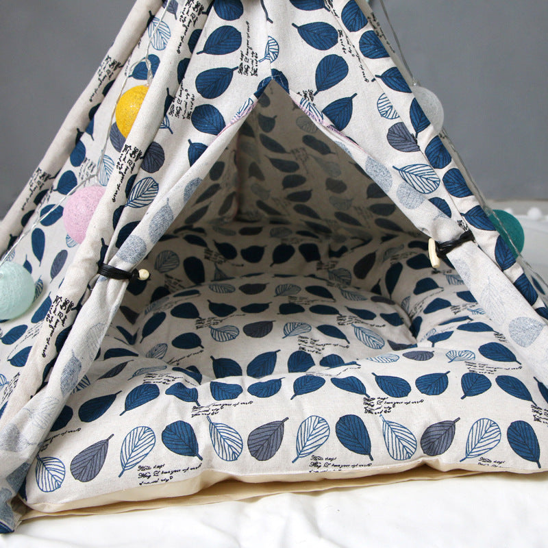 Portable Indoor & Outdoor Pet Tent House Bed - Majestic Pet Kingdom