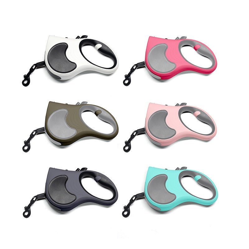 Retractable Automatic Dog Leash with Built-In Light