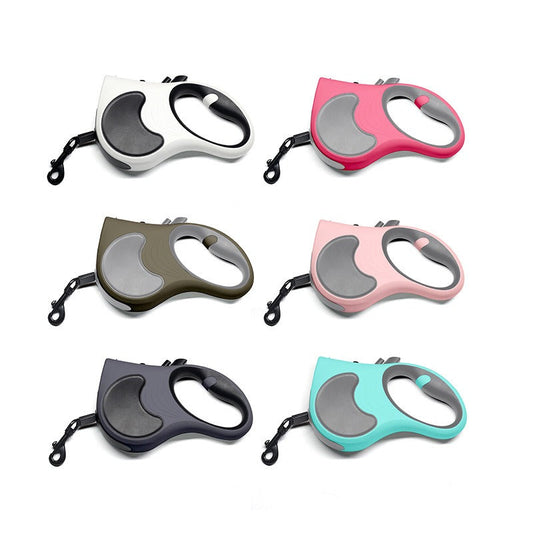Retractable Automatic Dog Leash with Built-In Light