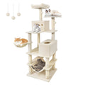 66 Inch Tall Cat Tree Multi-Level Cat Tower with 2 Condos Sisal Scratching Posts - Majestic Pet Kingdom