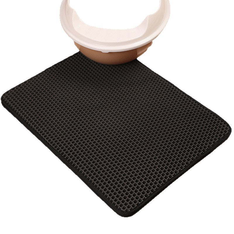 Double-Layer EVA Cat Litter Pad - Waterproof Pet Mat