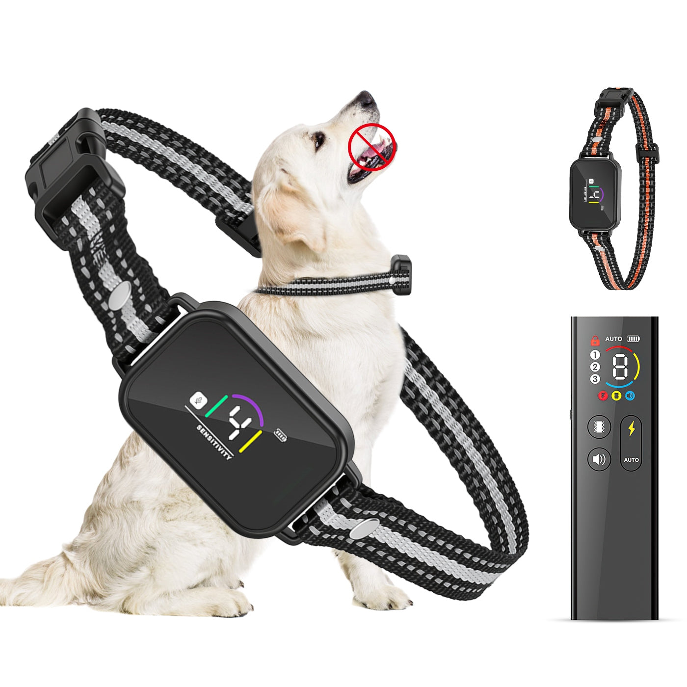 Dog Training Collar with Remote and Bark Control for Small Dogs