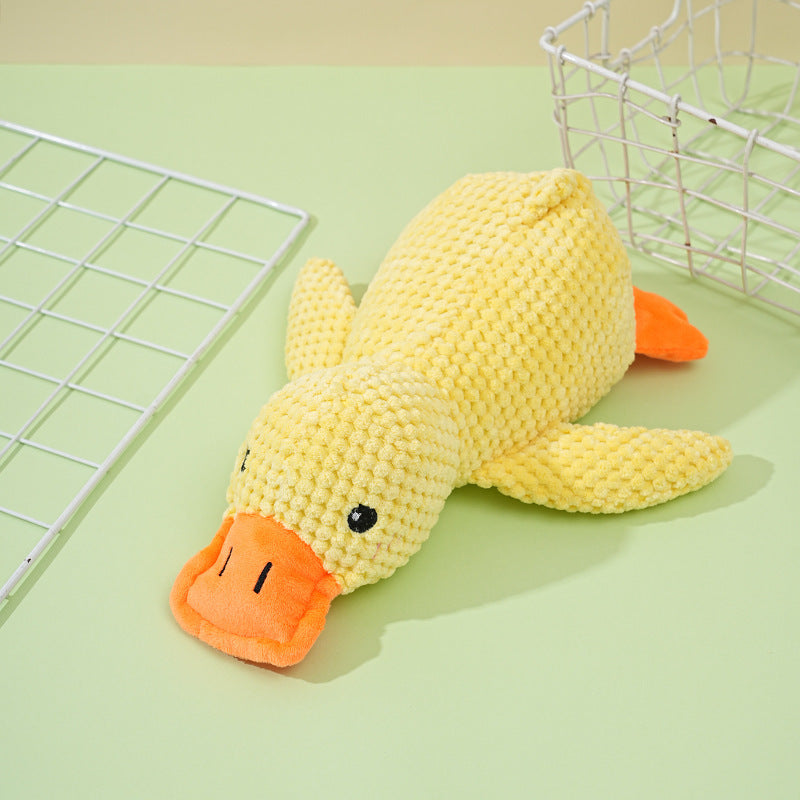Companion Duck Toy: Squeaky Teeth Cleaning Plush