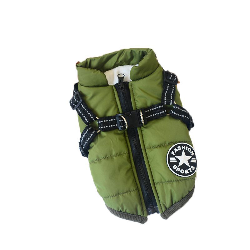 Pet Dog Clothes For Small Dogs Winter Warm Dog Hooded Coat Jackets Chihuahua Pug Outfits Puppy Cat Clothing - Majestic Pet Kingdom