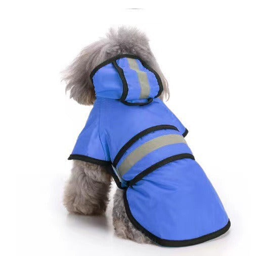 Reflective Dog Raincoat: Four-Seasons Waterproof Jacket