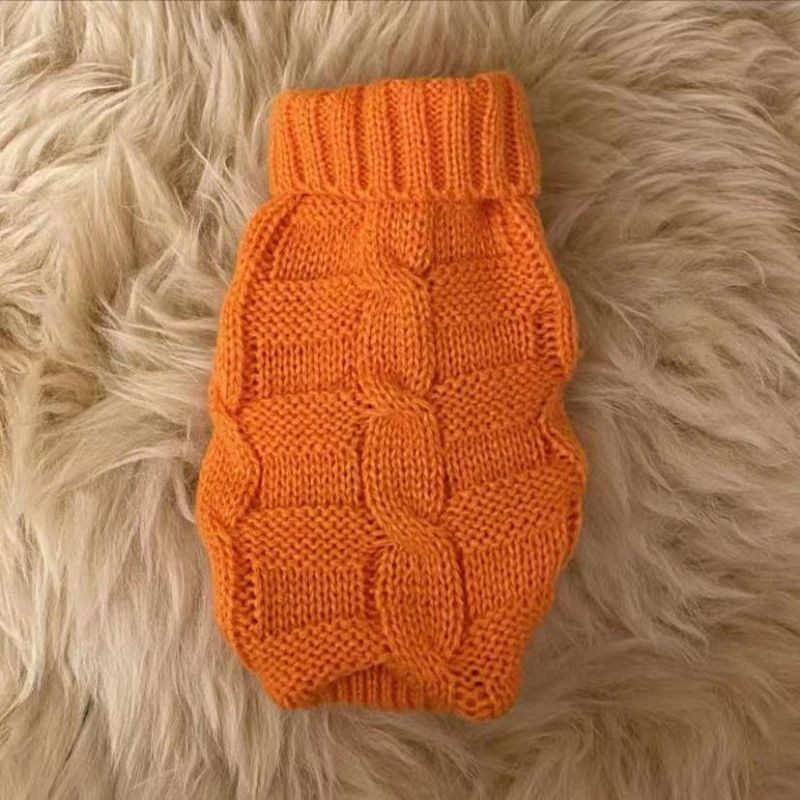 Cat Clothes Cat Pet Supplies Autumn Winter Knitted Sweater Cute Net Red - Majestic Pet Kingdom