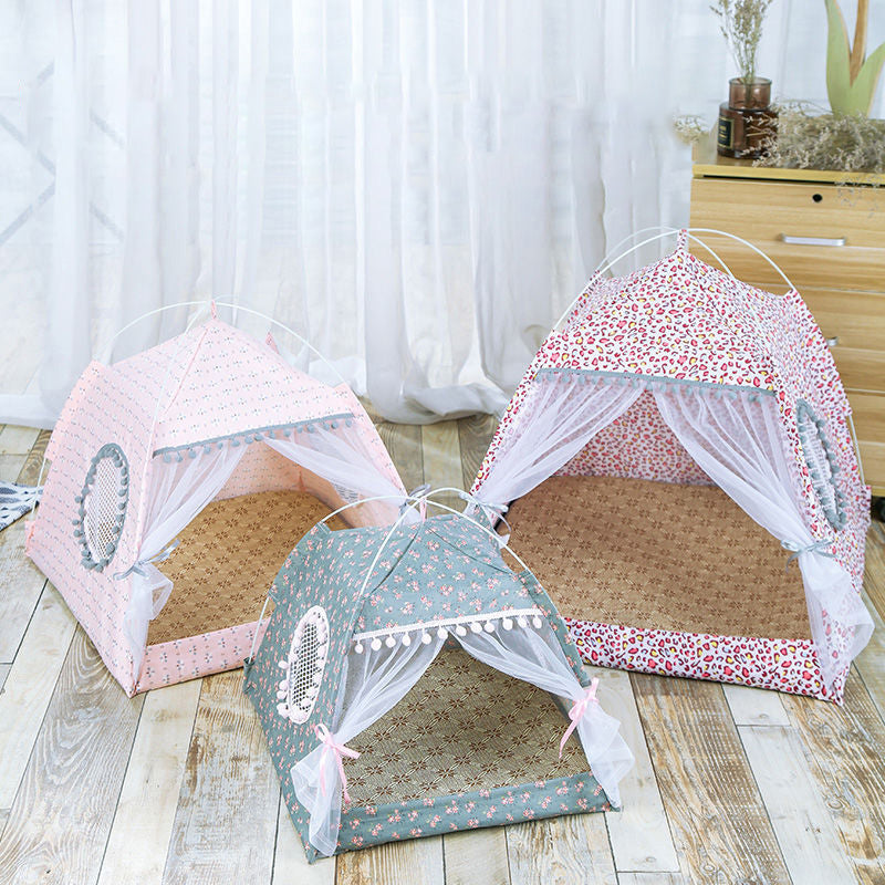 Comfy Calming Pet Tent Bed for Small Dogs and Cats | Purrfect Pet Kingdom