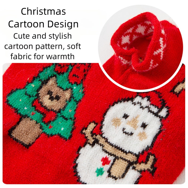 Autumn And Winter Dog Knitted Sweaters, Happy Little Dogs, Prosperous New Year Sweaters, Teddy Bichon Frises, Cat Pet Warm Clothes - Majestic Pet Kingdom