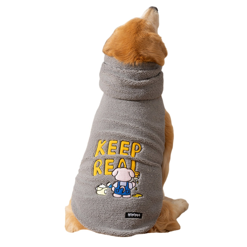 For Autumn And Winter, It's A Set Of Warm Pet Dog Clothing For Large And Medium-sized Dogs, Such As Golden Retrievers And Large Dogs - Majestic Pet Kingdom