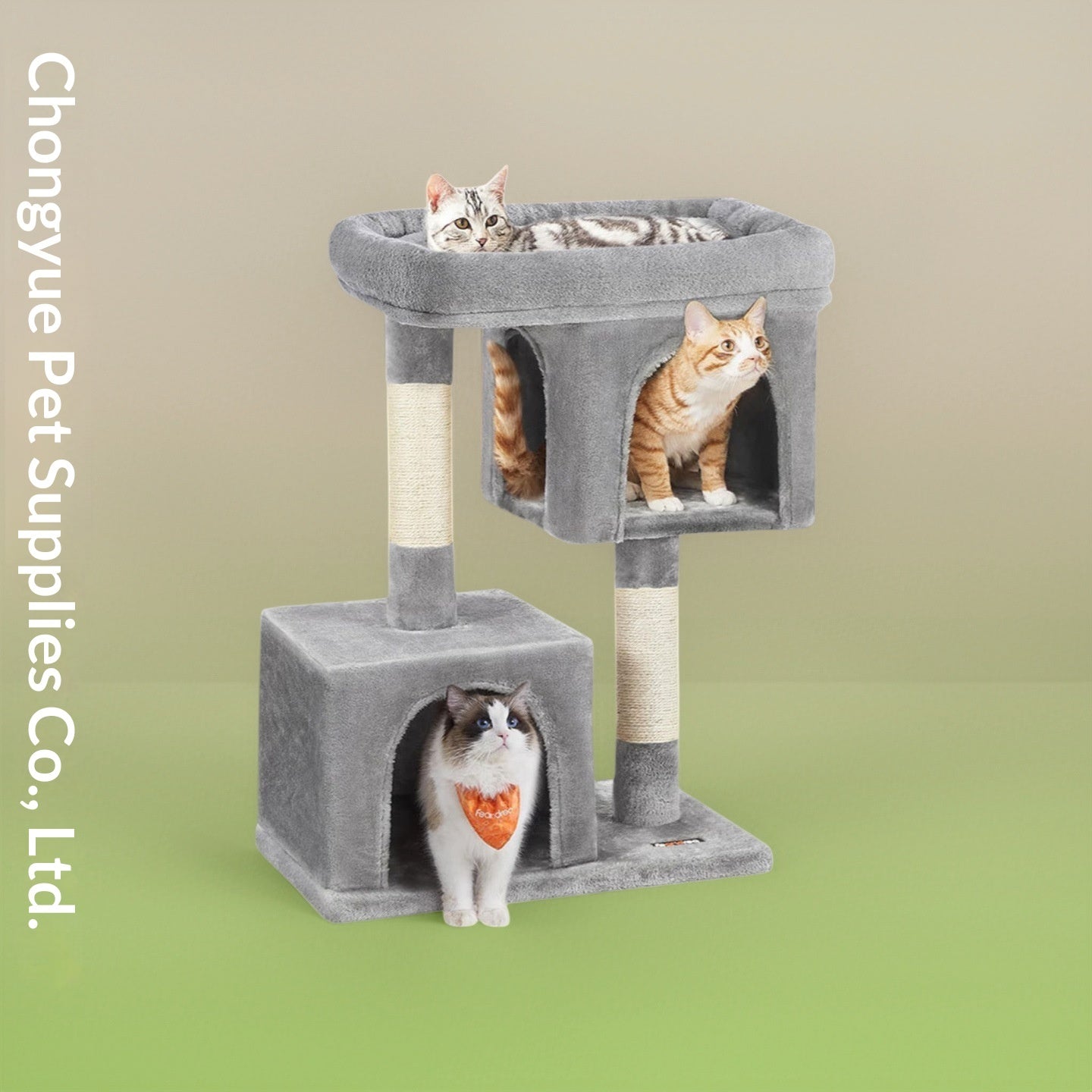 Large Cat Tree All-in-one High-rise Design For Big Cats | Purrfect Pet Kingdom