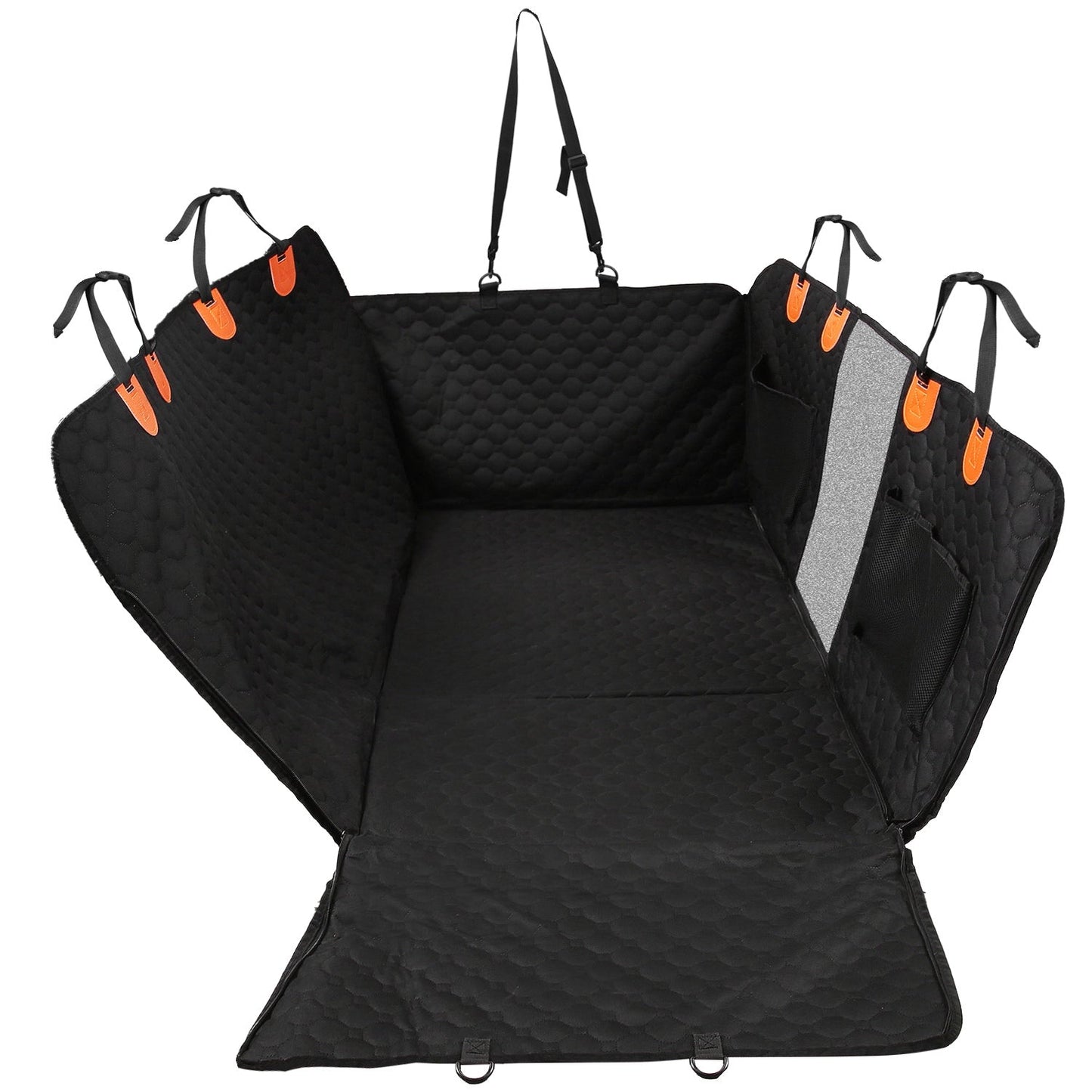 Dog Car Seat Cover Waterproof 600D Oxford Mesh Window Hammock - Detail Angle 4 | Majestic Pet Kingdom