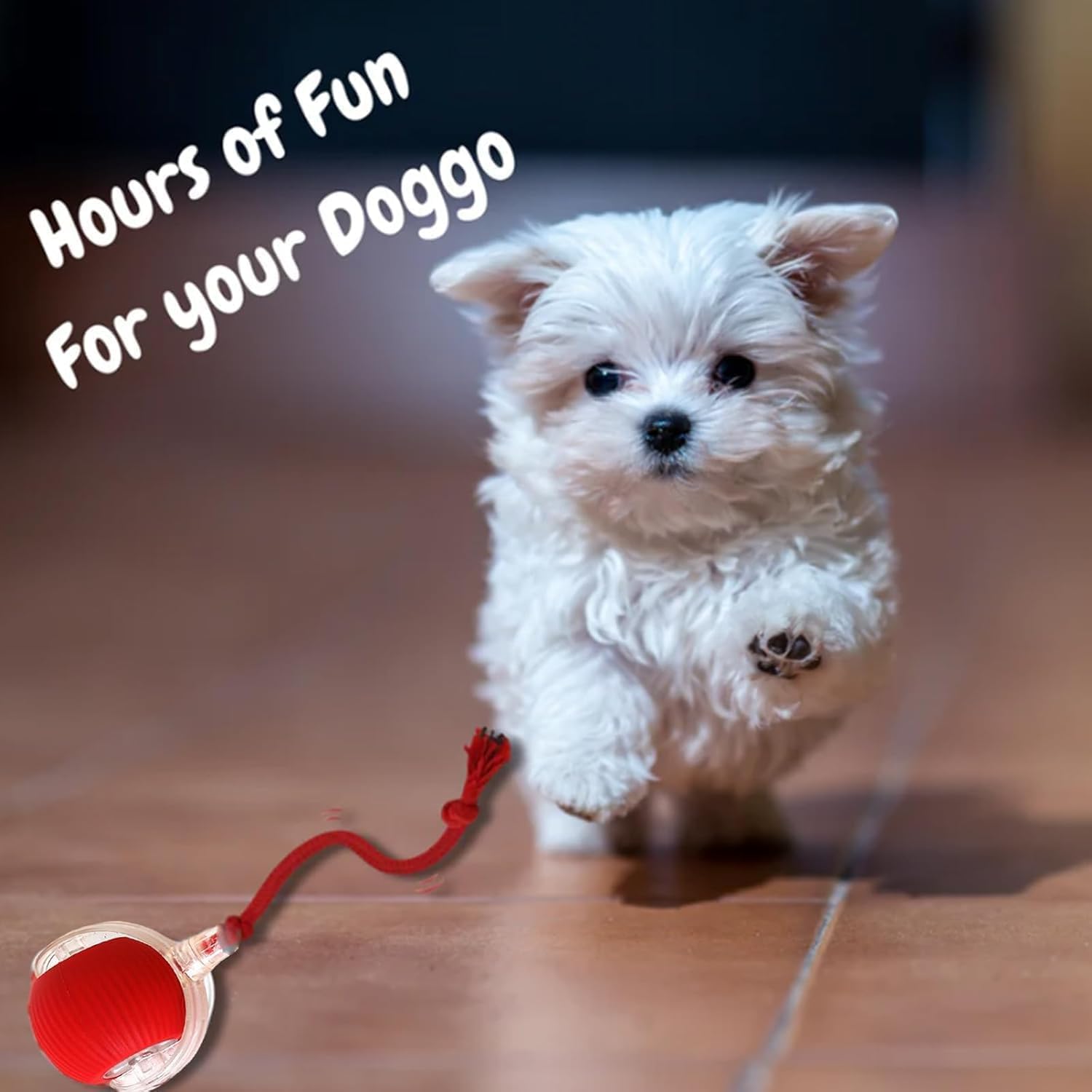 Automatic Dog Ball: Interactive USB Smart Rolling Toy