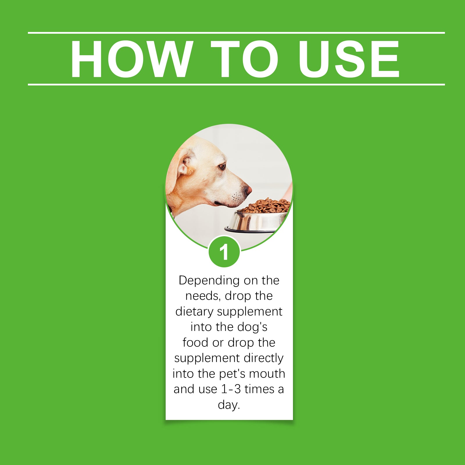 Dog Dietary Supplement: Daily Pet Health Support Formula