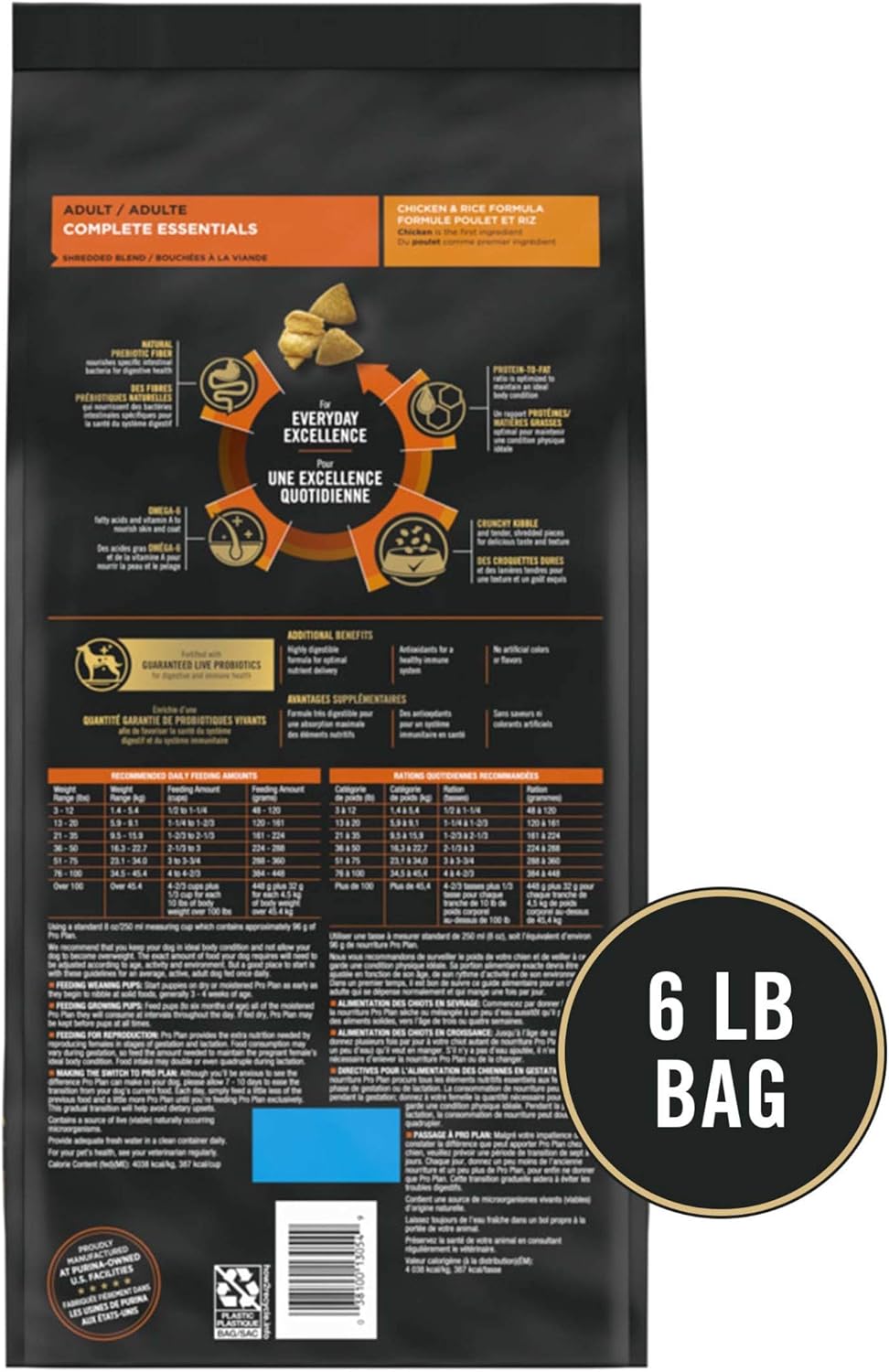 Dog Food Pro Plan Complete Essentials Chicken Rice Dry Food