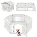 6-Panel Plastic Dog Playpen 24 Inch Indoor Outdoor Pet Fence - Majestic Pet Kingdom