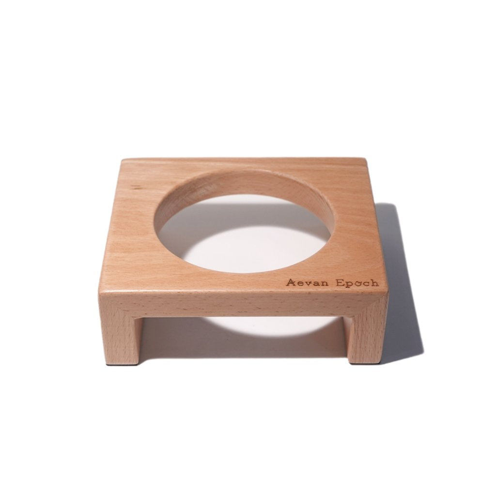 Aevan Epoch Solid Wood Elevated Pet Feeder Bowl Stand