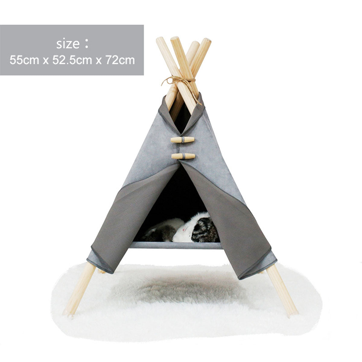Breathable Frame Cat Bed & Dog Tent House - Majestic Pet Kingdom