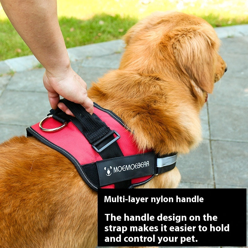 Pet Dog Outing Chest Strap Oxford Cloth