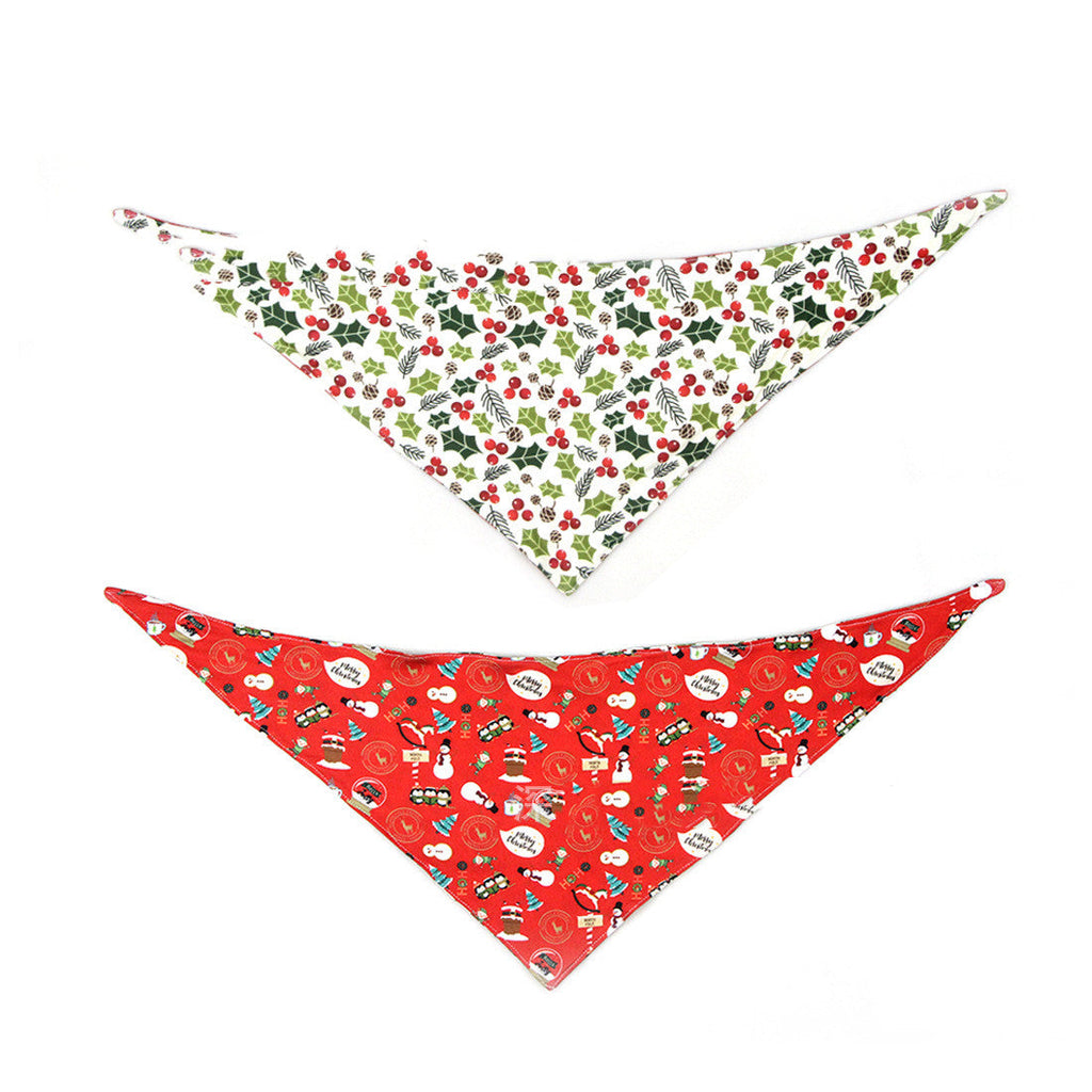Reversible Saliva Towel Triangle Dog Bandana