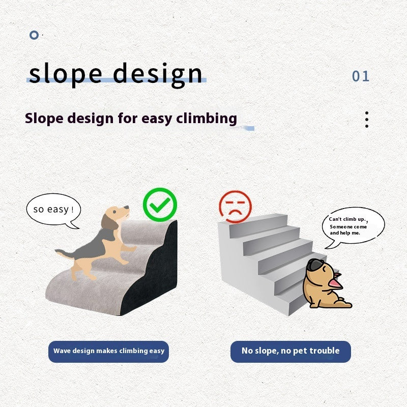 Household Wave Pet Steps & Small Dog Ramp