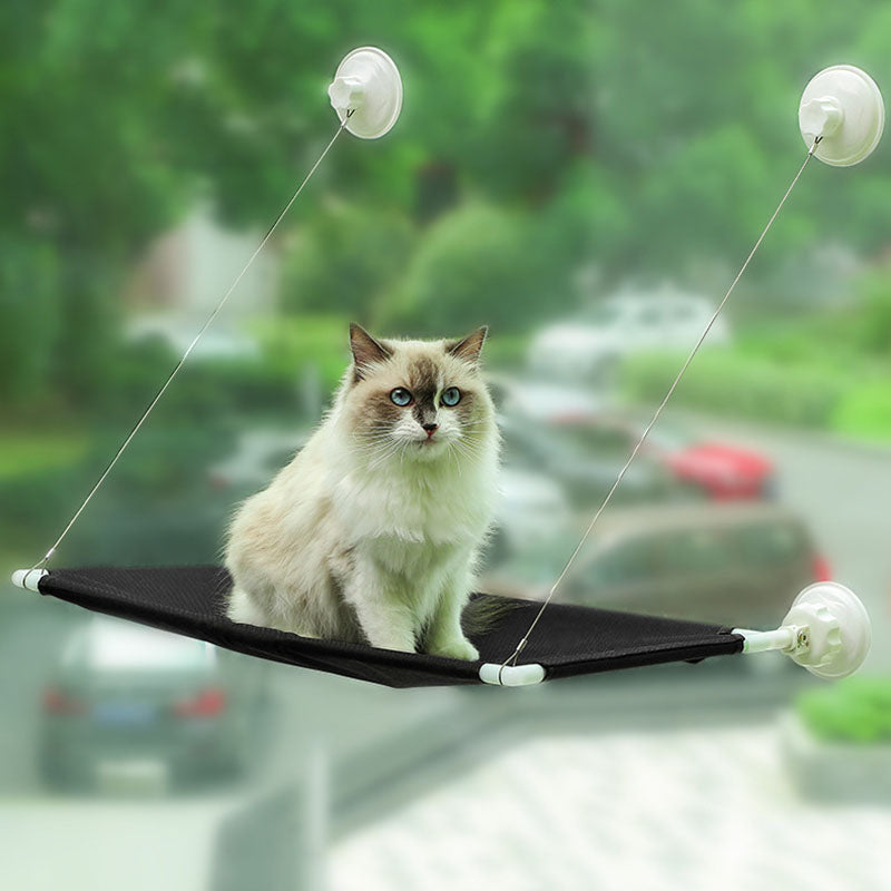 Cat Window Hammock Foldable Suction Cup Resting Perch Bed - Majestic Pet Kingdom