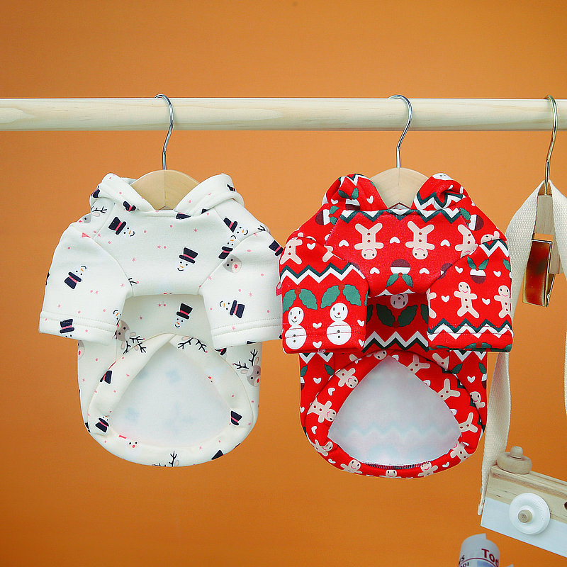 Dog Clothes Christmas Sweatshirt Clothes - Majestic Pet Kingdom