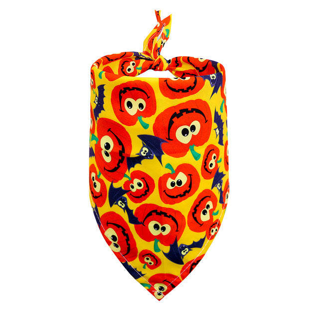 Festive Halloween Dog Bandanas & Bandana