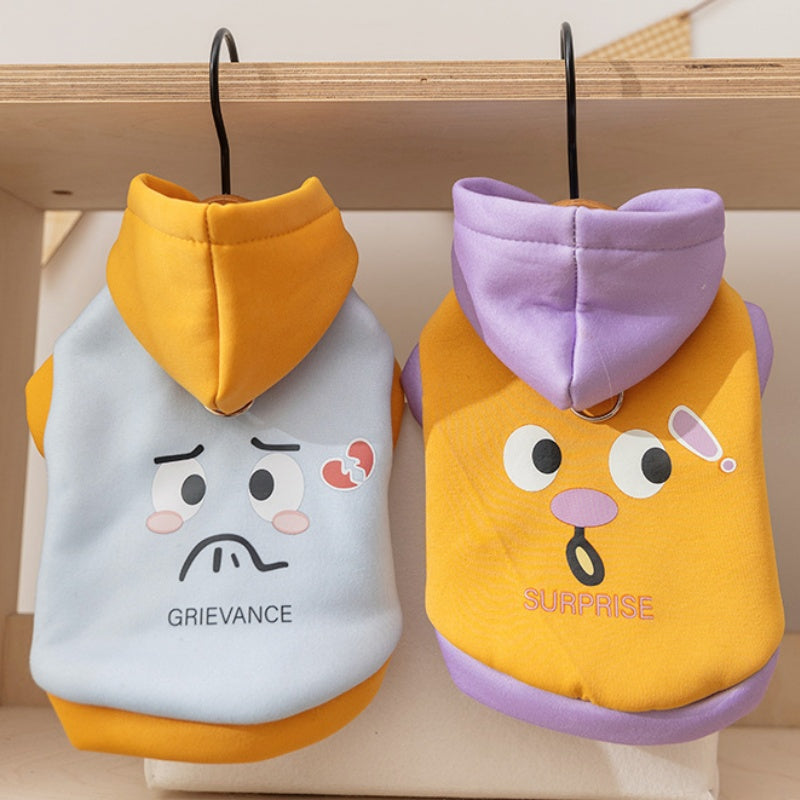 Autumn And Winter Korean Version New Dog Cute Cartoon Little Bear Sportswear Cat Teddy Pet Clothing - Premium Pet Accessory