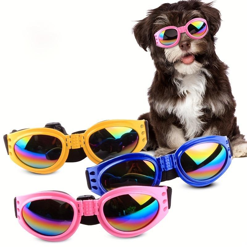 1 Piece, Pet Dog Glasses, Goggles, Dog Sunglasses, Windproof Golden | Majestic Pet Kingdom™