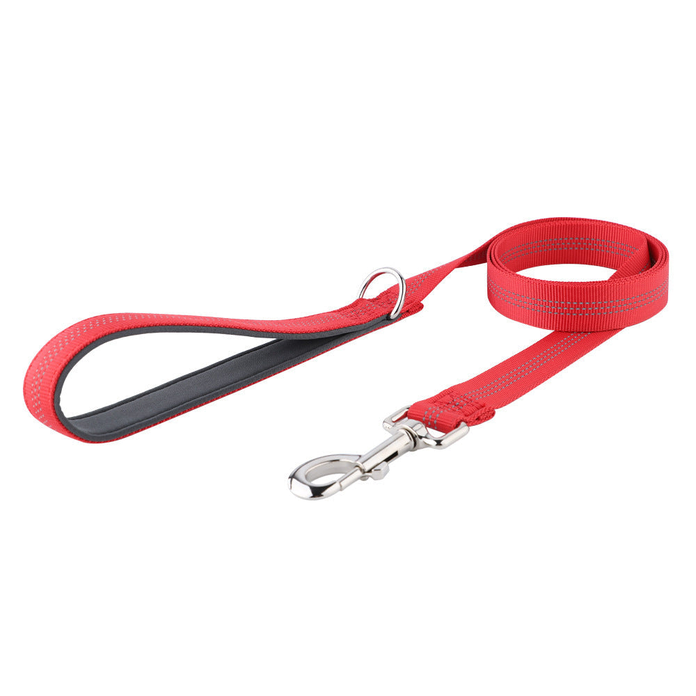 Fashionable Reflective Silk Webbing Pet Leash - Majestic Pet Kingdom
