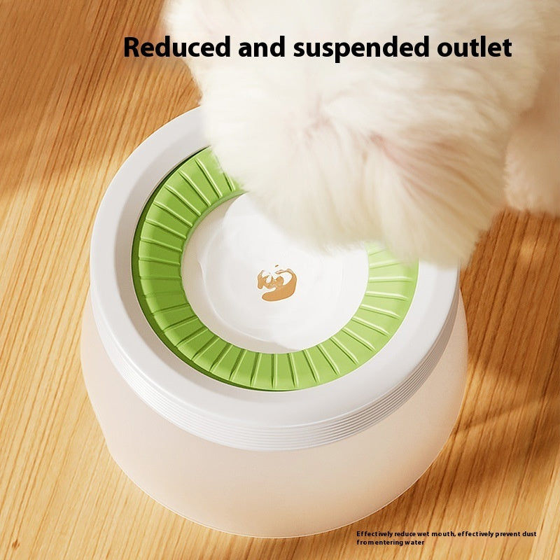 Non-wet Mouth Medium And Small Dogs Dog Bowl Cat Water Bowl Cat Bowl Drinking Water Suspension Bowl - Majestic Pet Kingdom