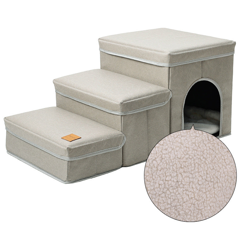 Multifunctional Pet Stairs Bed & Puppy Ladder