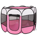 Portable Foldable Pet Tent Exercise Pen Kennel Removable Zipper Top and Bottom Water Resistant Indoor Outdoor Use For Dogs Cats Other Pets - Majestic Pet Kingdom