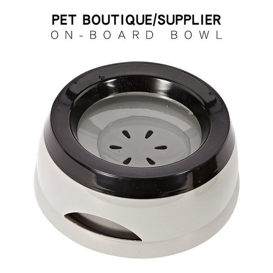 Pet Dog Bowls Floating Not Wetting Mouth Cat Bowl No Spill Drinking Water Feeder Plastic Portable Dog Bowl Dog Accessories - Majestic Pet Kingdom