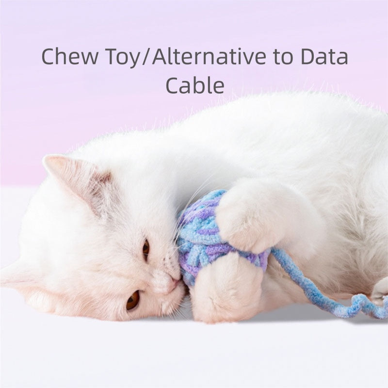 Pet Silent Cat Toy, Wool Ball, Cat Toy Ball, Plush, Boring, Durable, Teeth Grinding, Playing With Little Cats, Chewing, Cat Toy Stick - Majestic Pet Kingdom