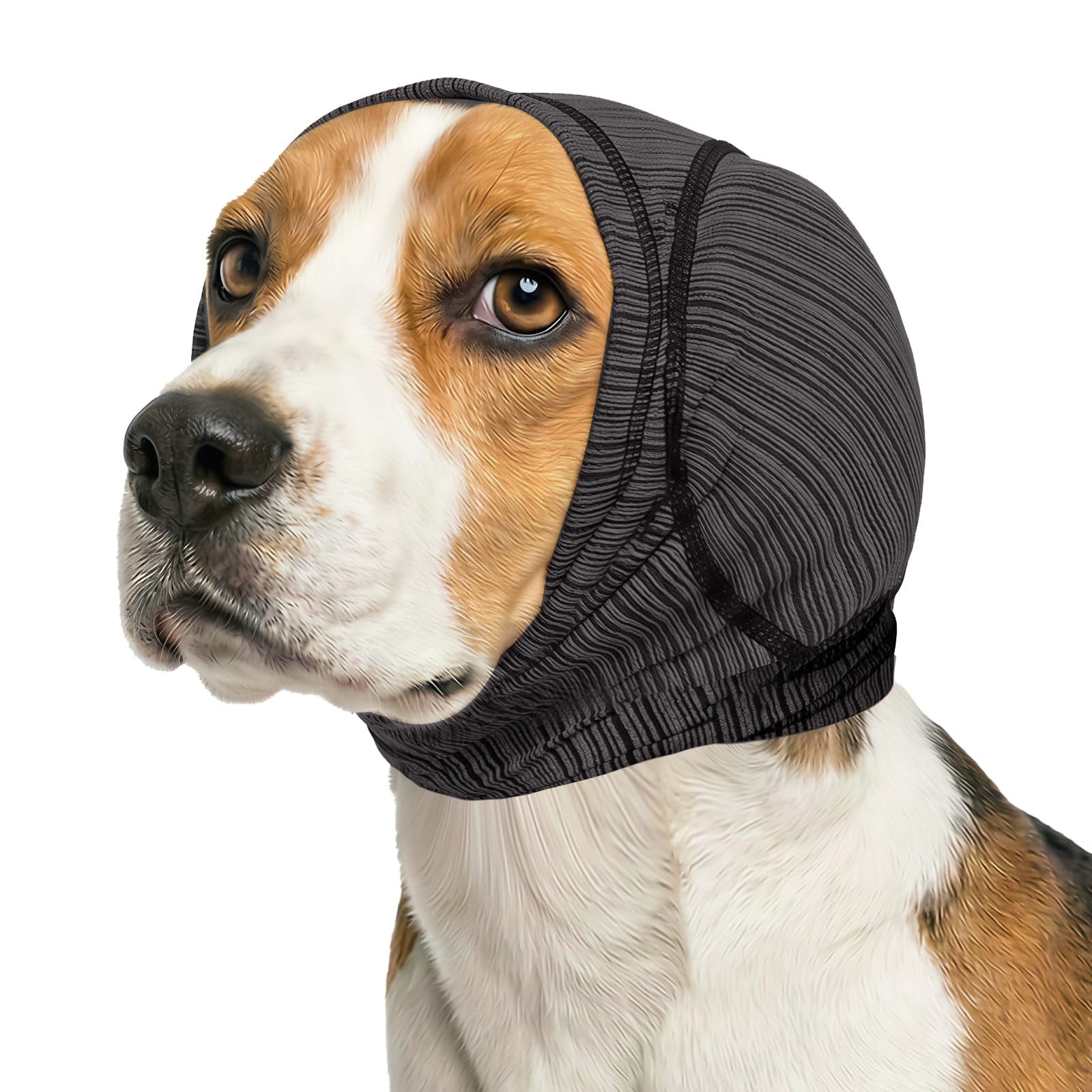 Soft Dog Ear Cover For Loud Noises,Thunderstorm&Fireworks-Dog Ear Wrap Hematoma For Ears Surgery Recovery Prevent Shaking, Scratching-Dogs Head Cover For Bathing, Grooming, Rainy Walks,Swimming - Majestic Pet Kingdom