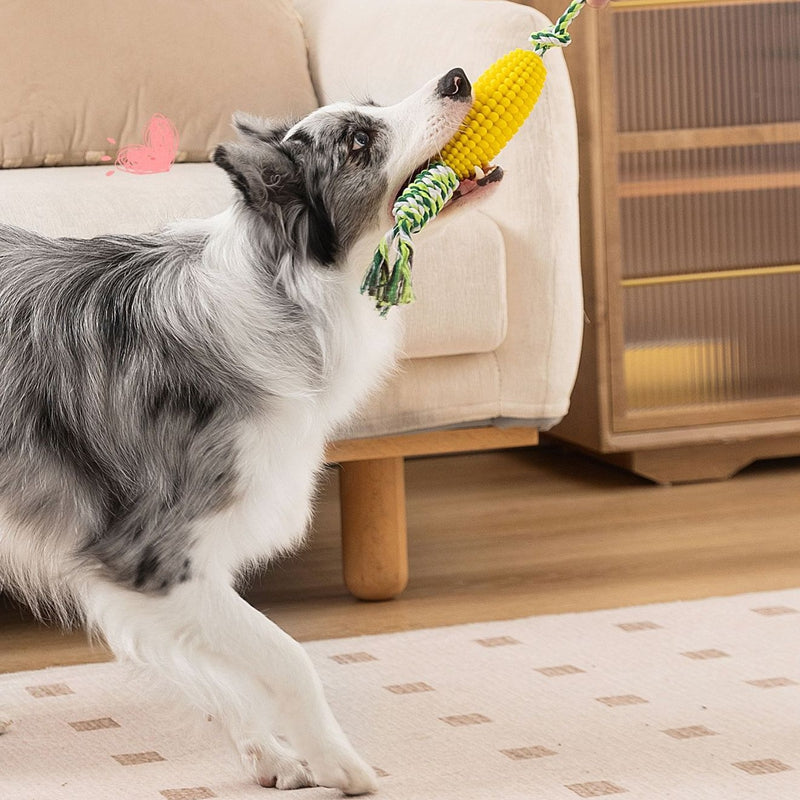Pet Toy Corn Ball Knot Teething Toys, Large And Small Dog Teeth Cleaning, Biting And Boring Knot Dog Toys