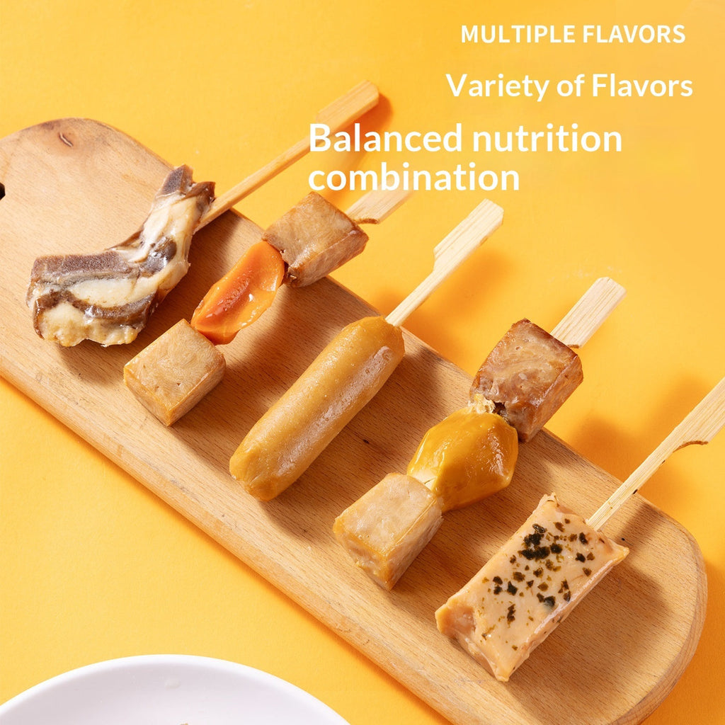 New Pet Treats Dried Meat Skewers Oden Sticks